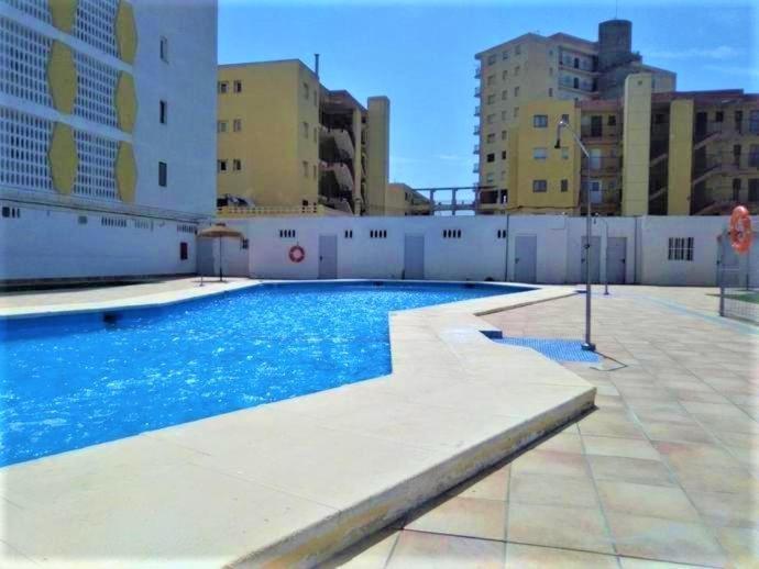 Apartamento Roquetas De Mar Urbanizacion, 2 Dormitorios, Gran Terraza Con Vista Al Mar, Wi-Fi, Parking Y Piscina Buitenkant foto