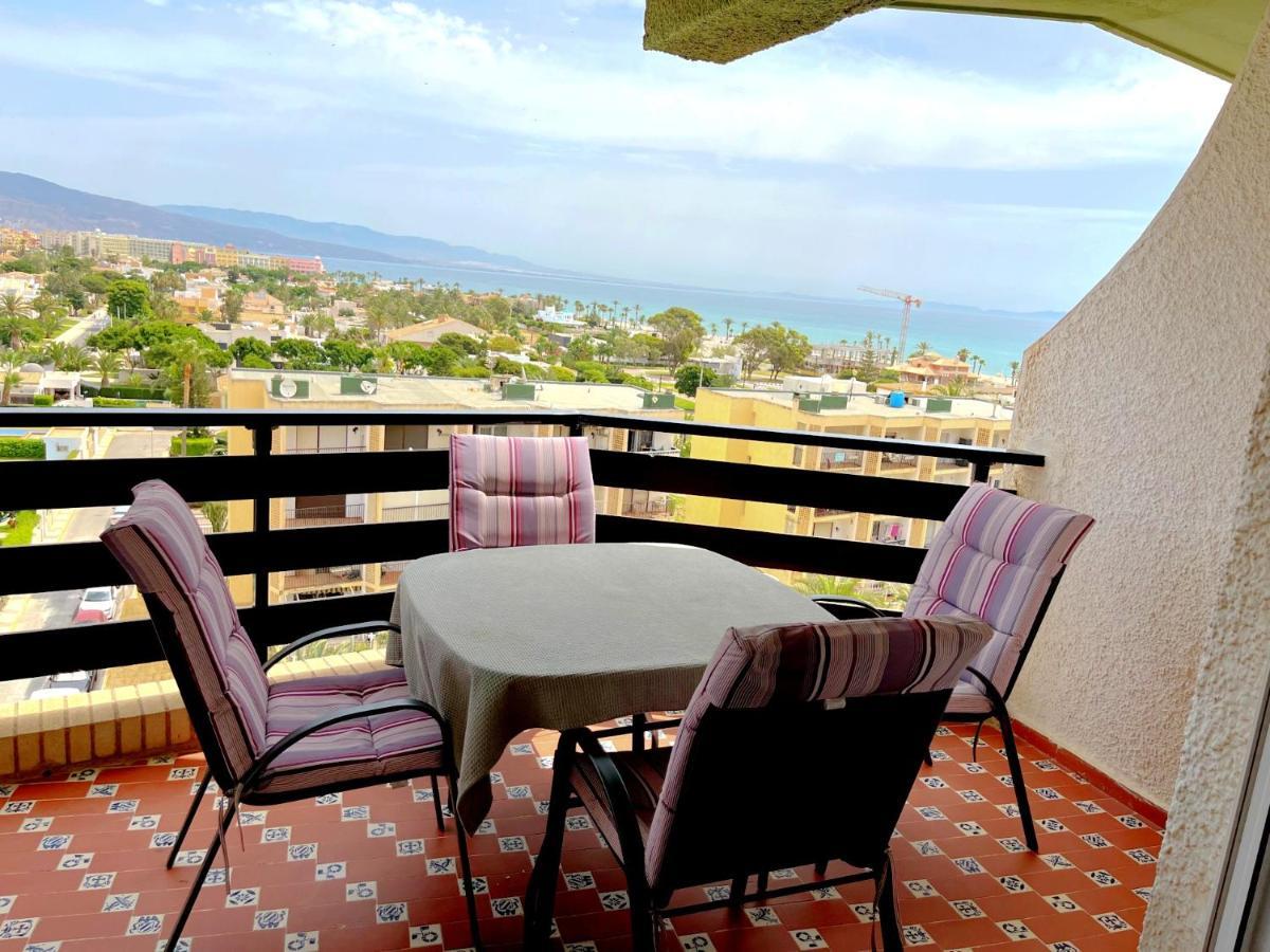 Apartamento Roquetas De Mar Urbanizacion, 2 Dormitorios, Gran Terraza Con Vista Al Mar, Wi-Fi, Parking Y Piscina Buitenkant foto