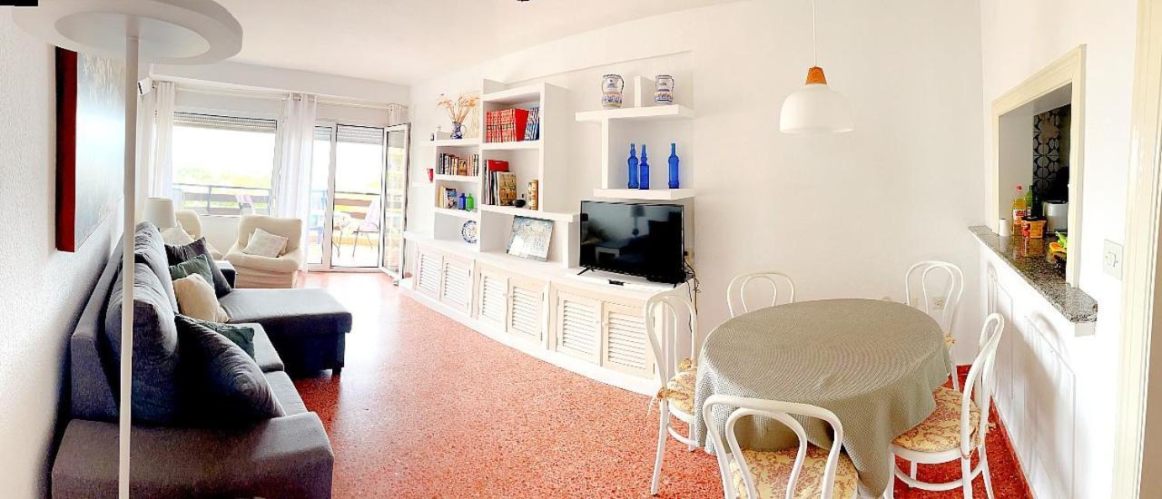 Apartamento Roquetas De Mar Urbanizacion, 2 Dormitorios, Gran Terraza Con Vista Al Mar, Wi-Fi, Parking Y Piscina Buitenkant foto
